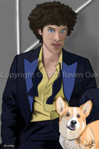 Spike and Ein from Cowboy Bebop