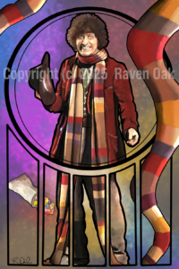 Tom: Who-Veau, featuring the 4th Doctor, by Raven Oak.