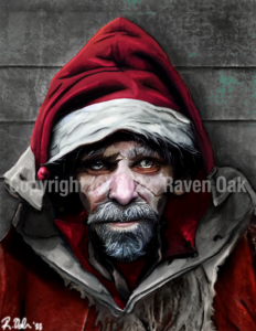 The Bell Ringer, copyright 2025, by Raven Oak, featuring the character from the story of the same title