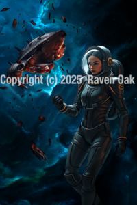 The Eldest Silence, copyright 2025 by Raven Oak. Future cover for book of the same title.