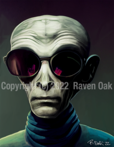 Seb by Raven Oak, featuring a character from the novella Ol' St. Nick by Raven Oak. Artwork was featured in the collection The Bell Ringer & Other Holiday Stories.