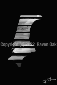 Waiting for Santa by Raven Oak. Artwork featured in the collection The Bell Ringer & Other Holiday Stories by Raven Oak.
